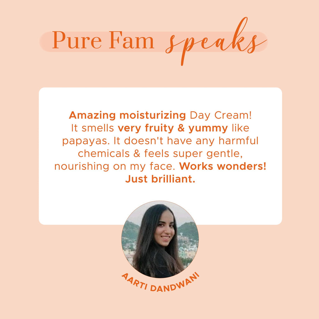 Puresense Natural Papaya Day Cream - 60 gms