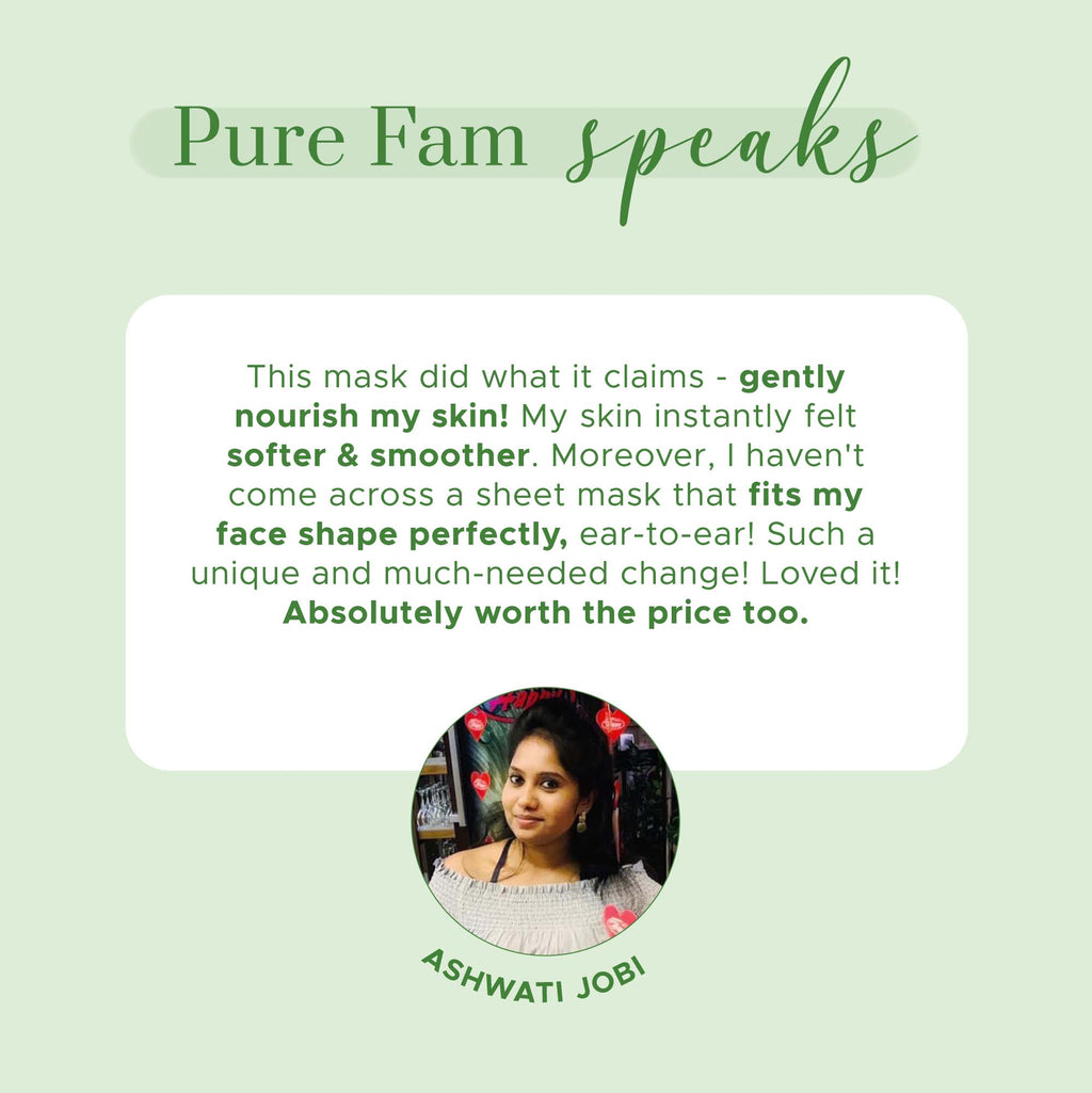 Puresense Nourishing Sheet Mask with Aloe Vera & Cucumber - 15 ml