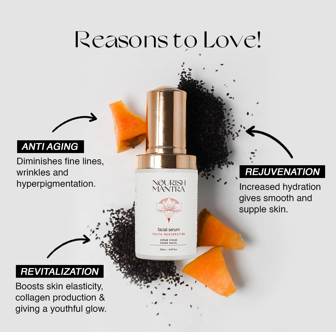 Nourish Mantra Youth Restoration Serum - 20 ml