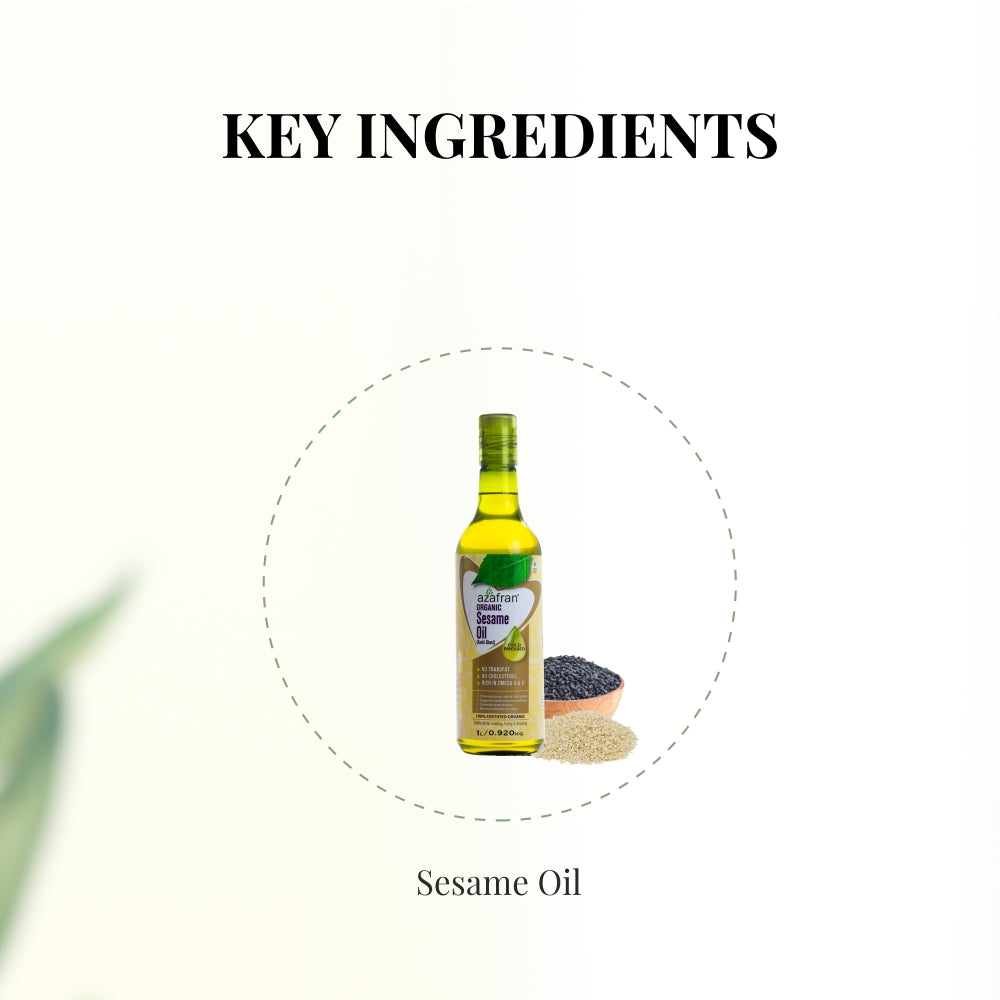 Azafran Organic Sesame Oil (Cold Pressed) - 1l