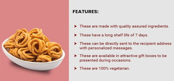 Vellanki Foods - Janthikalu / Chakli - 500 gm