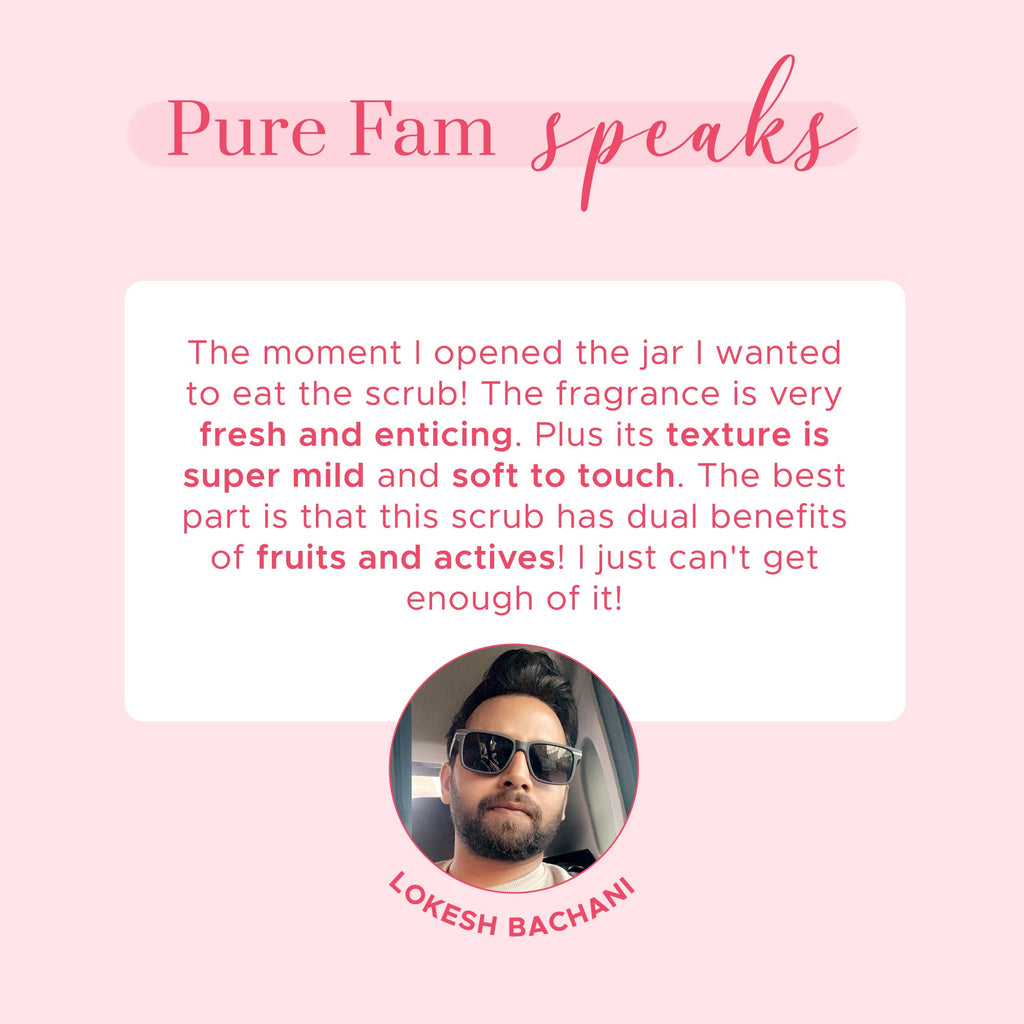 Puresense Pink Guava Face Scrub - 50 gms