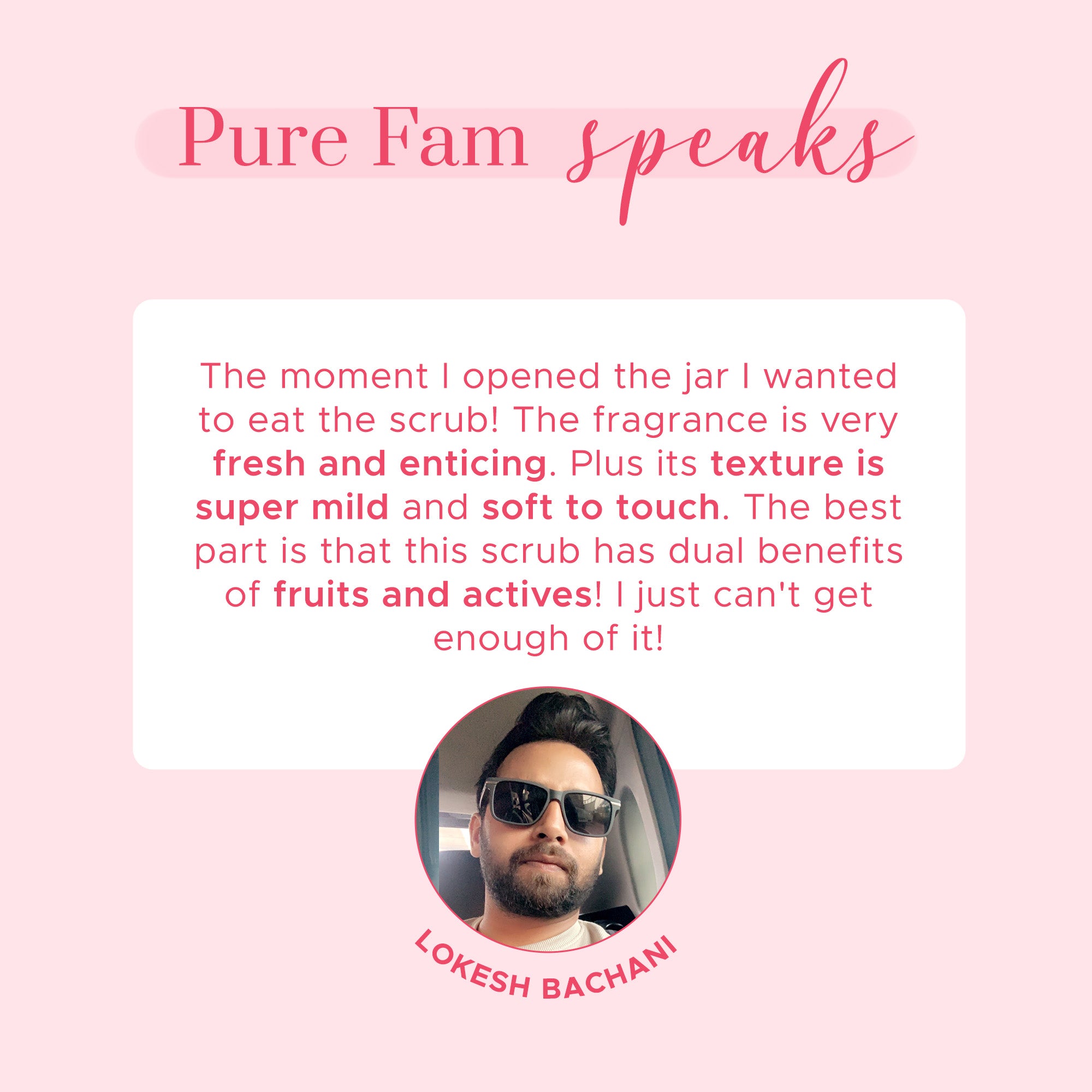 Puresense Pink Guava Face Scrub - 50 gms