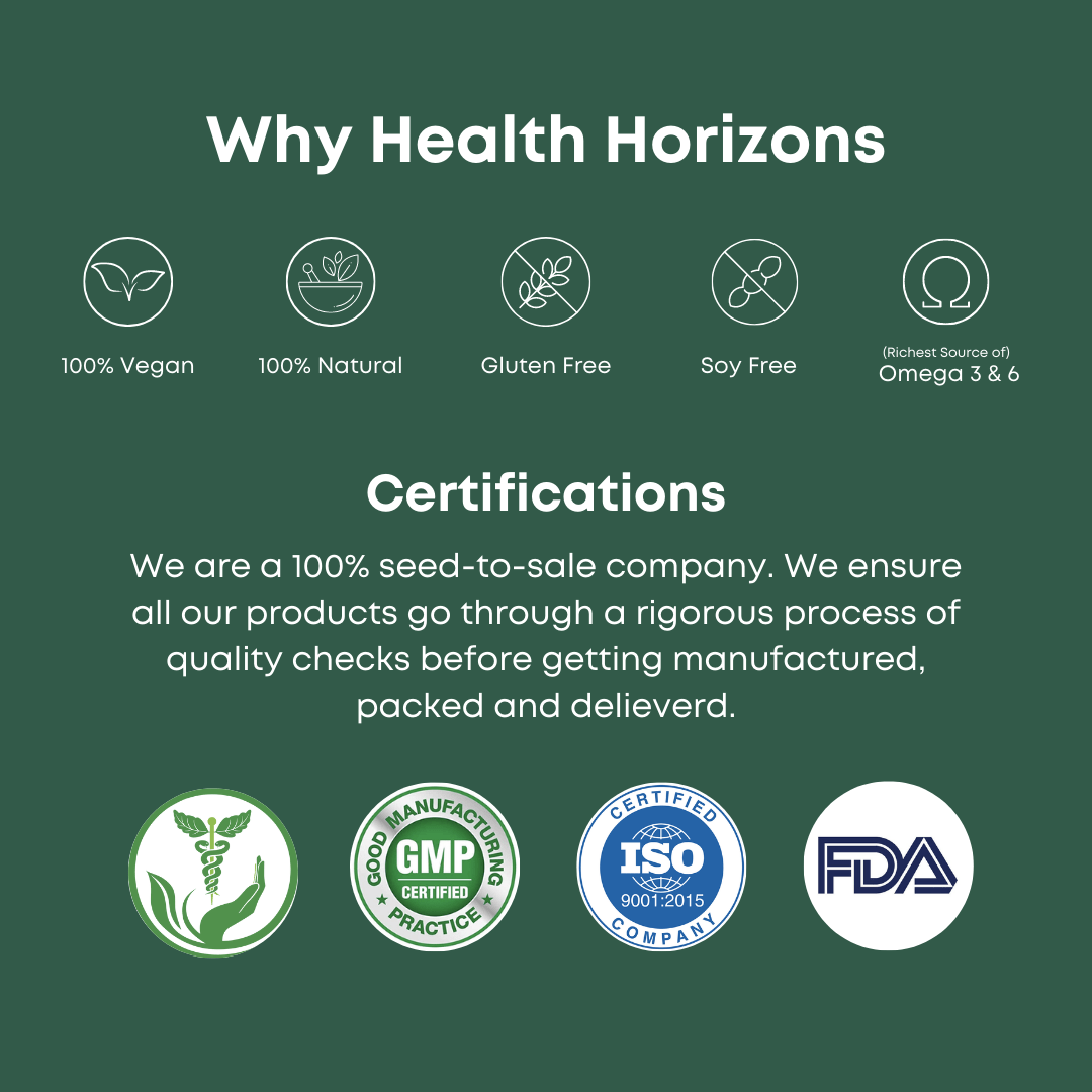 Health Horizons Hemp Hearts - 125 gms