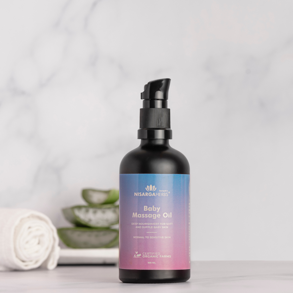 Nisarga Herbs Baby Massage Oil - 100 ml