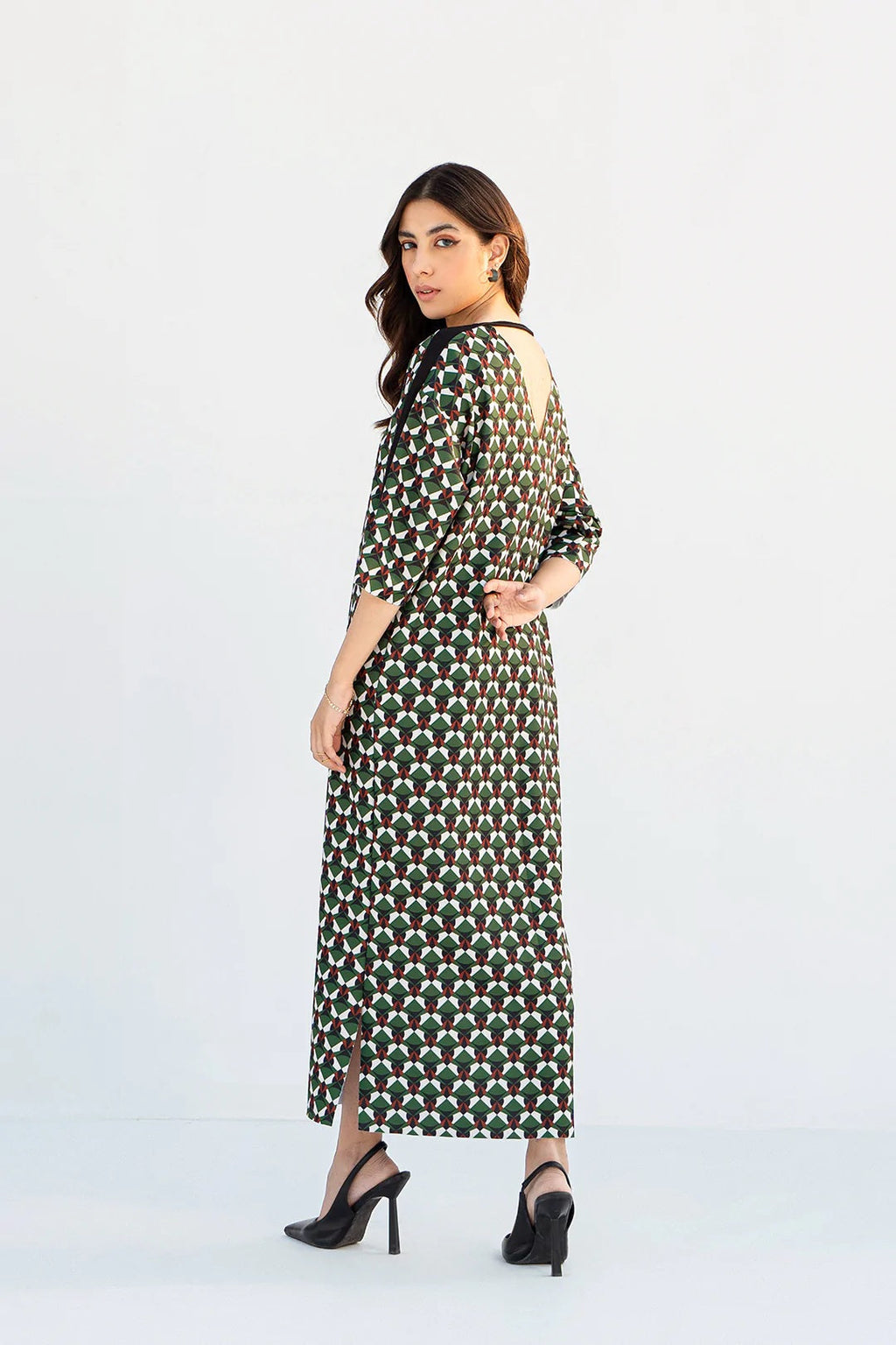 Korean BSY Occasion Wear Long Kaftan For Women's