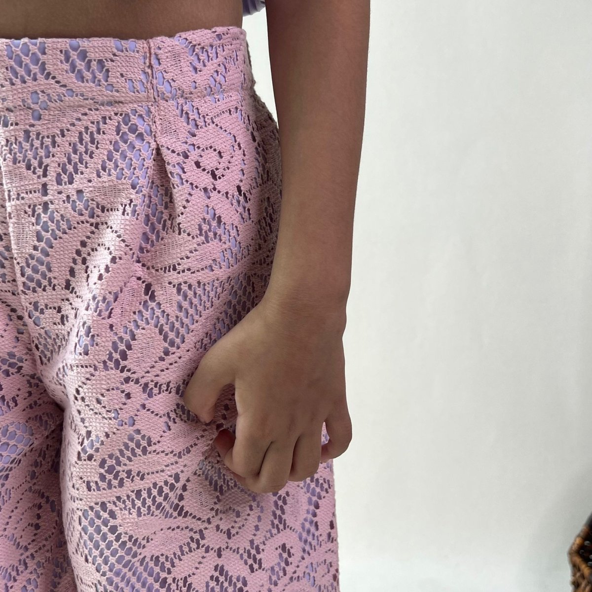ArthLife Lavender And Pink Bow Co-Ord Set