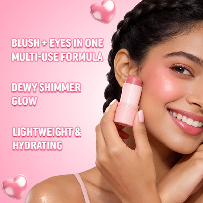 PINKFLASH Dewy Blush Stick - Pk01 Grapefruit Heart