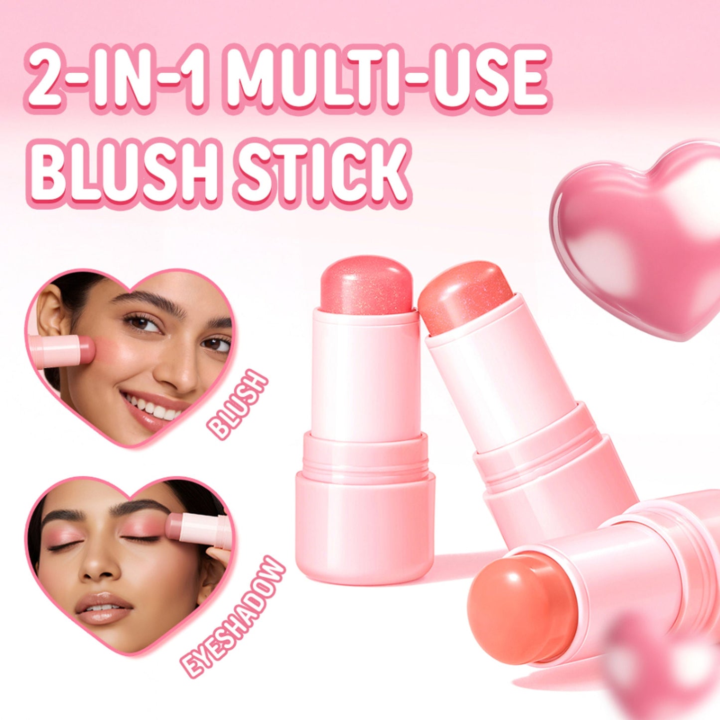 PINKFLASH Dewy Blush Stick - Pk01 Grapefruit Heart