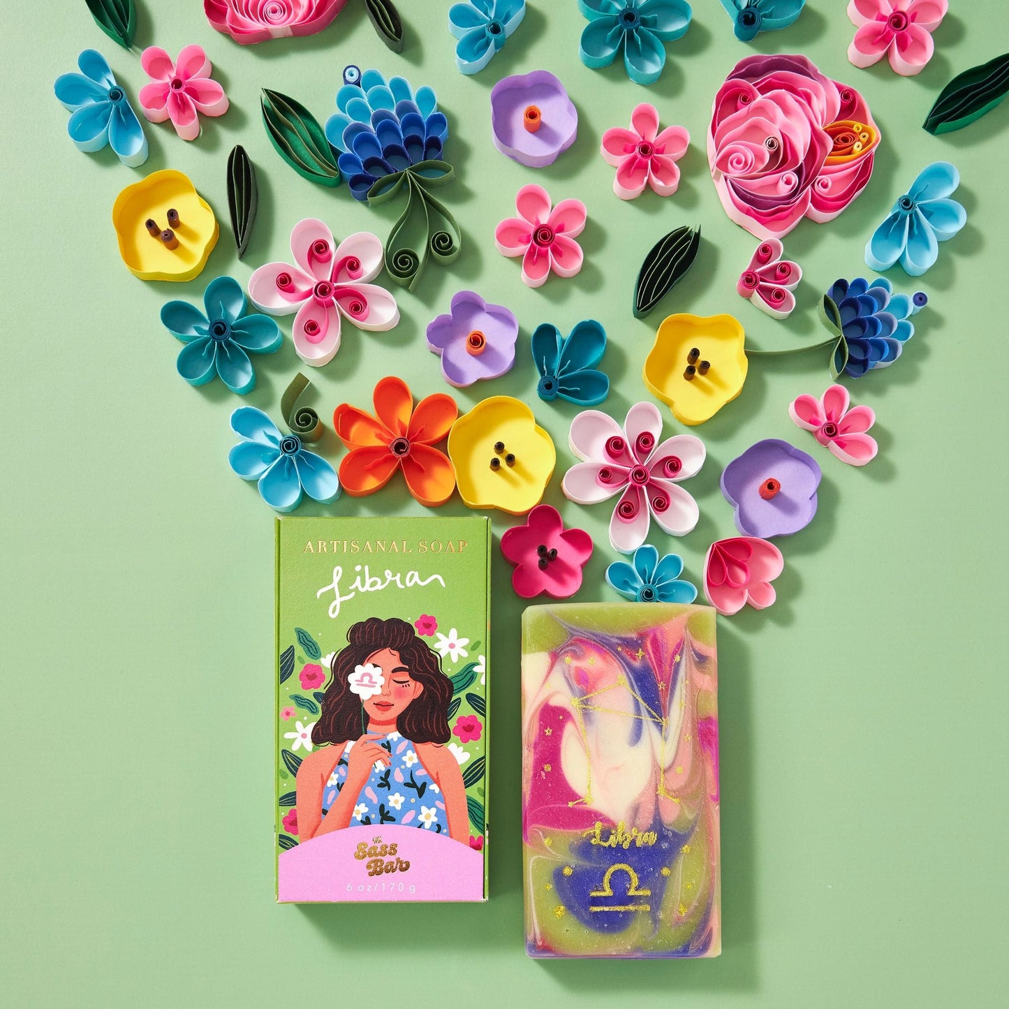 The Sass Bar Libra Star Sign Soap