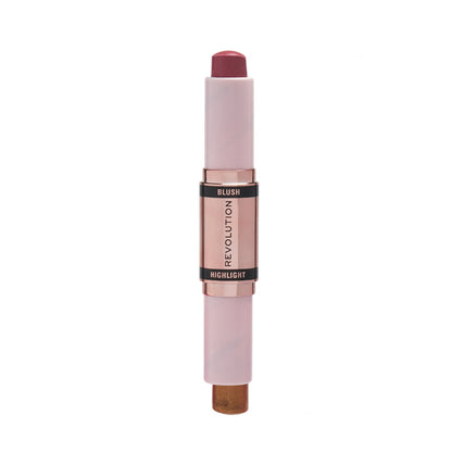 Makeup Revolution Blush & Highlight Stick - Flushing Pink