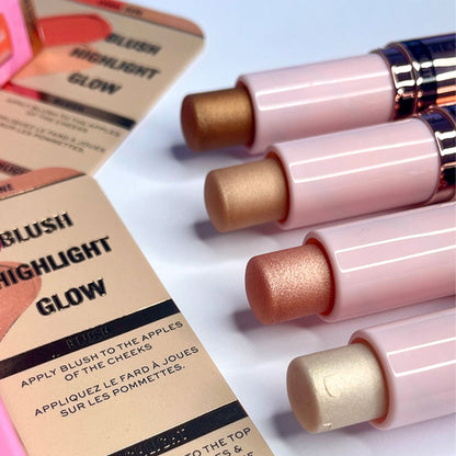 Makeup Revolution Blush & Highlight Stick - Coral Dew