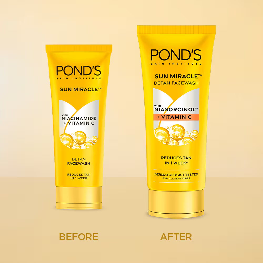 Ponds DeTan Face Wash With Niacinamide & Vitamin C