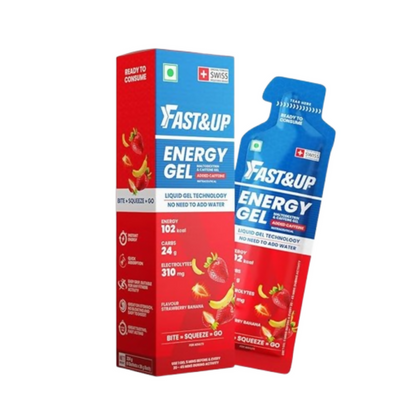 Fast&Up Energy Gel-Strawberry Banana Flavour