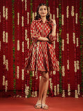 Anayna Ethnic Motifs Printed Cotton Shirt Dress