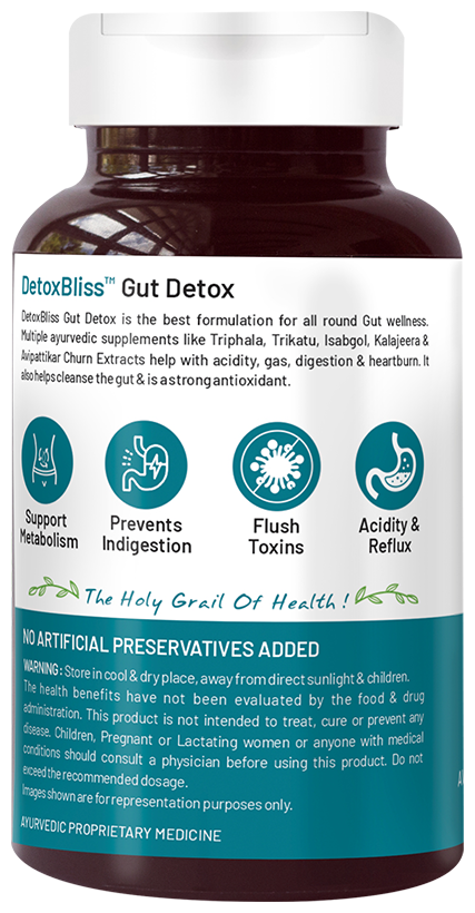 Bliss Welness Gut Detox Veg Tablet