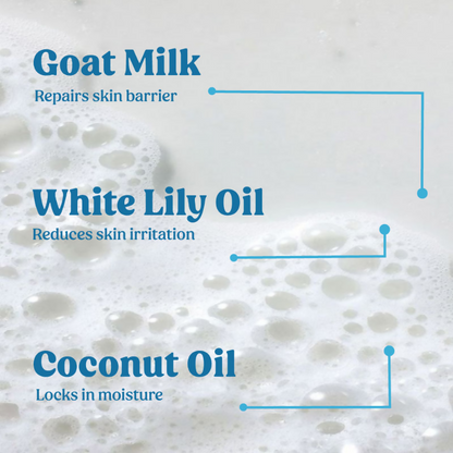 Vilvah Store Goat Milk Body Wash For Deep Cleansing