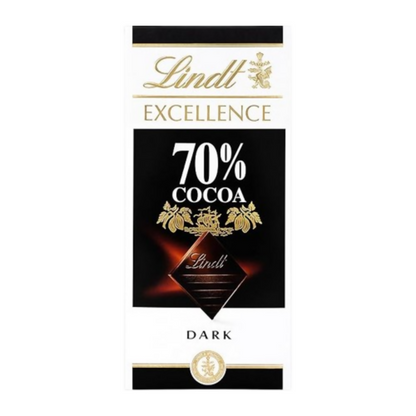 Lindt Excellence 70% Cocoa Extra Fine Dark Chocolate