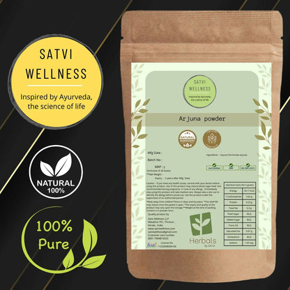Satvi Wellness Arjuna Powder | Terminalia Arjuna