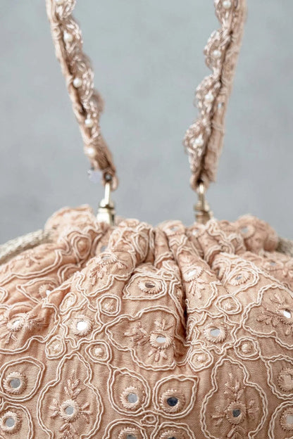 indian wedding women handbag potli Wedding favor drawstring bag