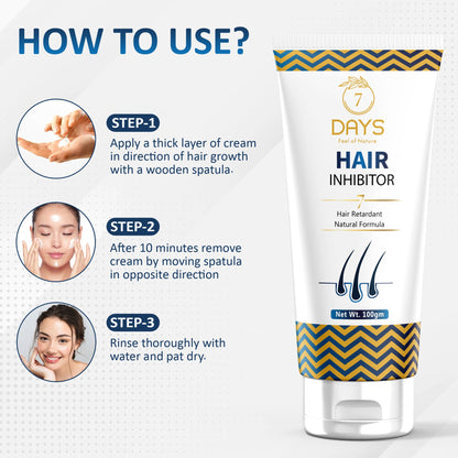 7Days Organic Natural Hair Inhibitor - 100 gms