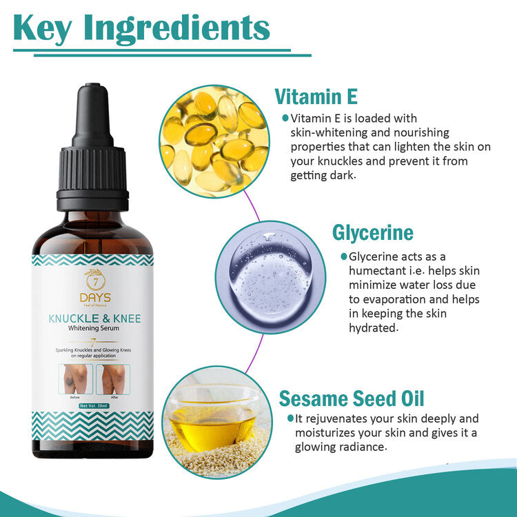7Days Organic Knuckles Elbow and Knee - 30 ml