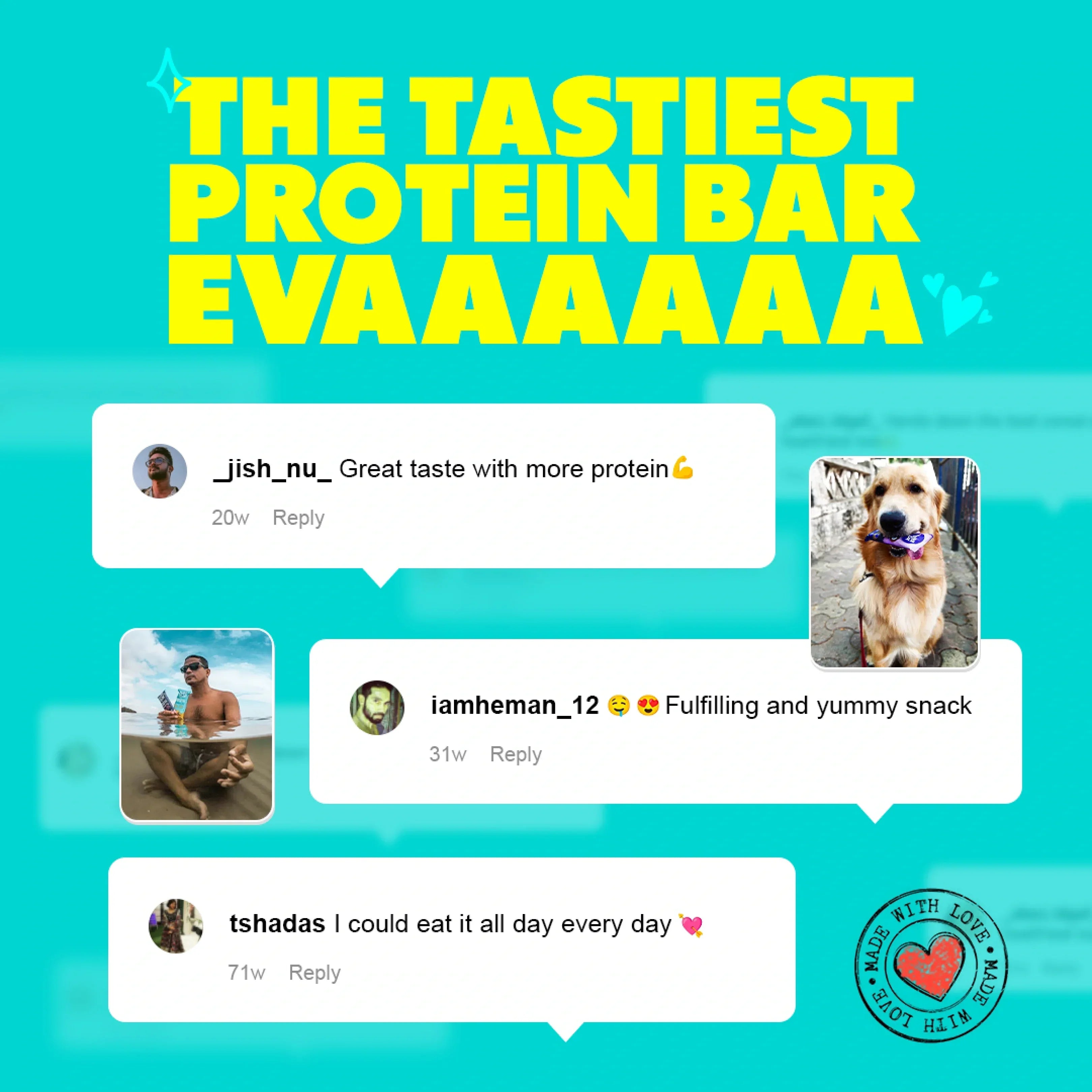 Yogabar Variety Pack 10g Protein Bar