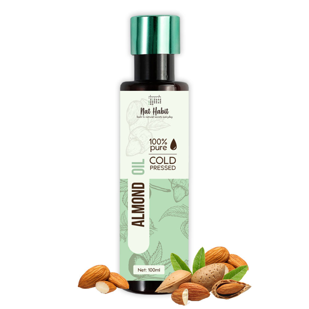 Nat Habit Pure Cold Pressed Almond (Badam) Oil