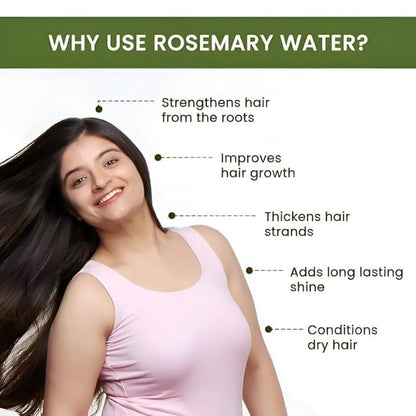 Alps Organic Rosemary Water Spray - 100 ml (Pack of 2)