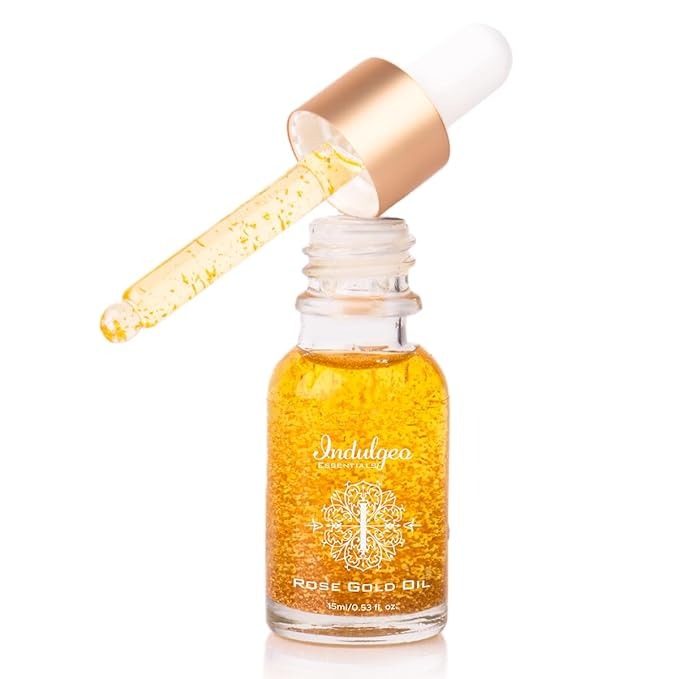 Indulgeo Essentials 24K Rose Gold Beauty Oil for Uneven Skin Tone - 15 ml