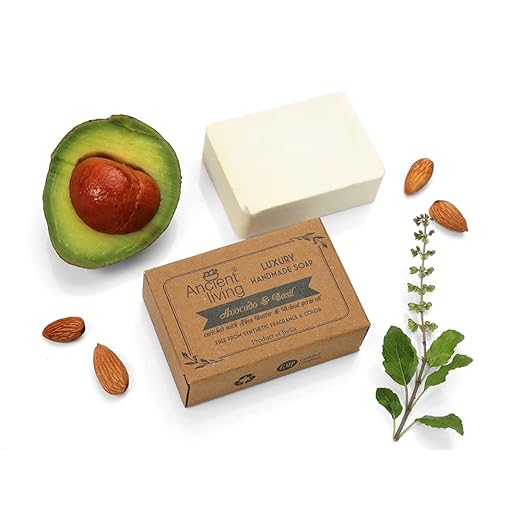 Ancient Living Avocado & Basil Luxury Handmade Soap - 100 gms