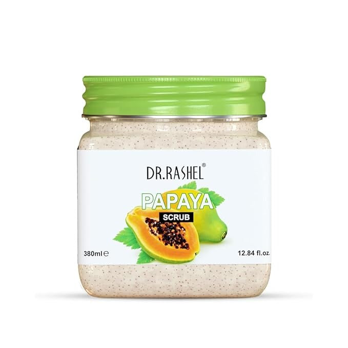 Dr.Rashel Scrub For Face & Body Papaya Scrub - 380 ml