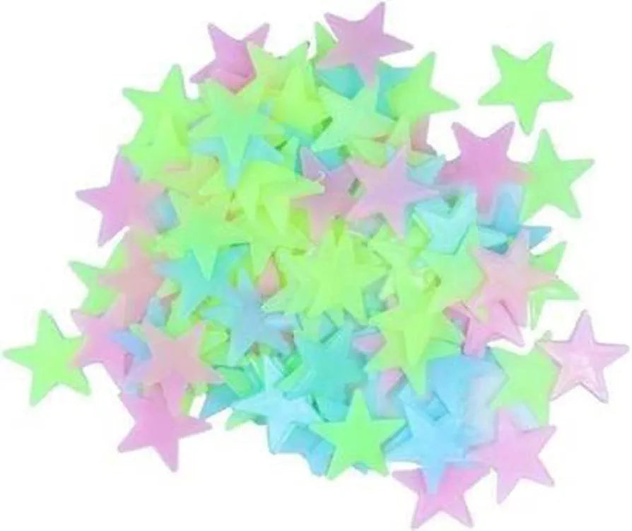 God & God's Radium Stars Wall Sticker Just Peel & Stick Small Size Pack of 2 Code Gs1392 Design 15