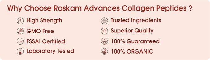 Raskam Advanced Peptide Collagen Powder BananaBerry - 100 gms