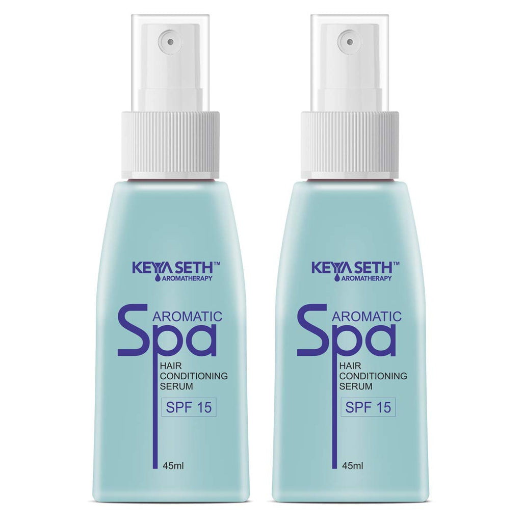 Keya Seth Aromatherapy Aromatic Spa Hair Serum SPF 15 - 45 ml (Pack of 2)