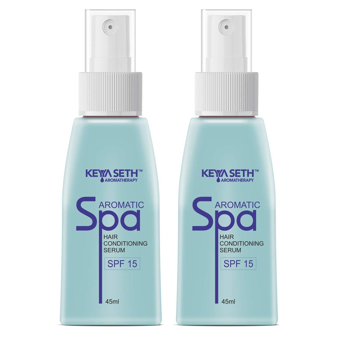 Keya Seth Aromatherapy Aromatic Spa Hair Serum SPF 15 - 45 ml (Pack of 2)