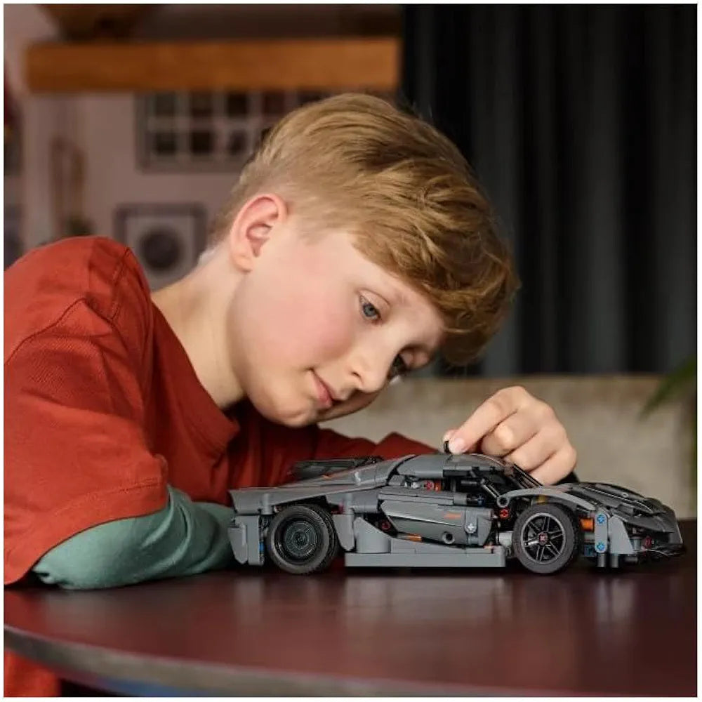 Lego Technic Koenigsegg Jesko Absolut Gray Hypercar Building Set for Kids 42173
