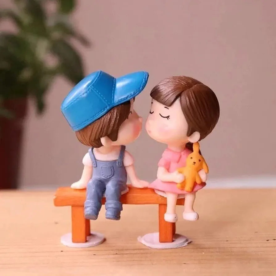 Satyam Kraft 1 Set Romantic Couple Miniature Figurines