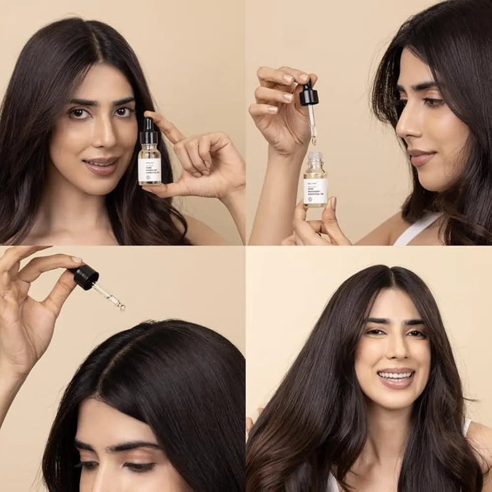 Brillare Pure Rosemary Essential Oil for Hair Growth & Scalp Nourishment - 15 ml