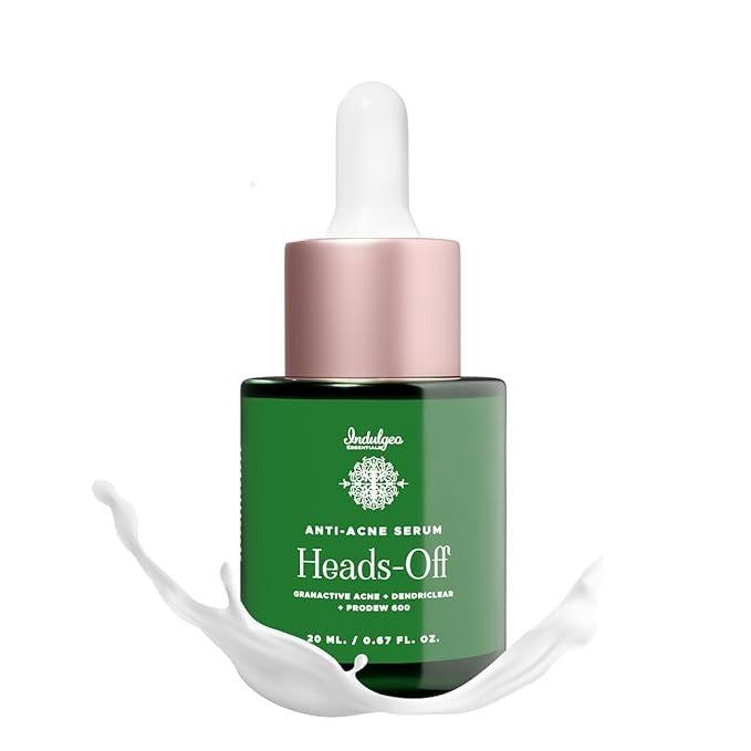 Indulgeo Essentials Heads Off - Anti Acne Face Serum for Glowing Skin - 20 ml