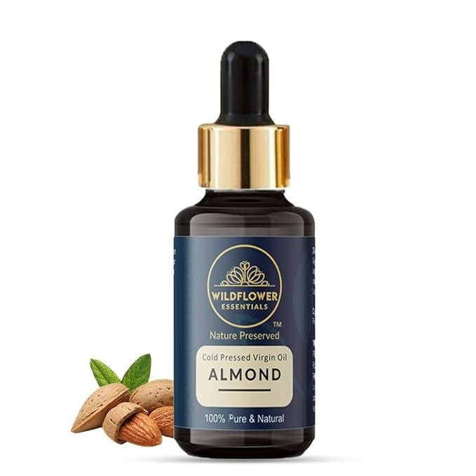 Wildflower Essentials Cold Pressed Almond Facial Oil  - 15 ml