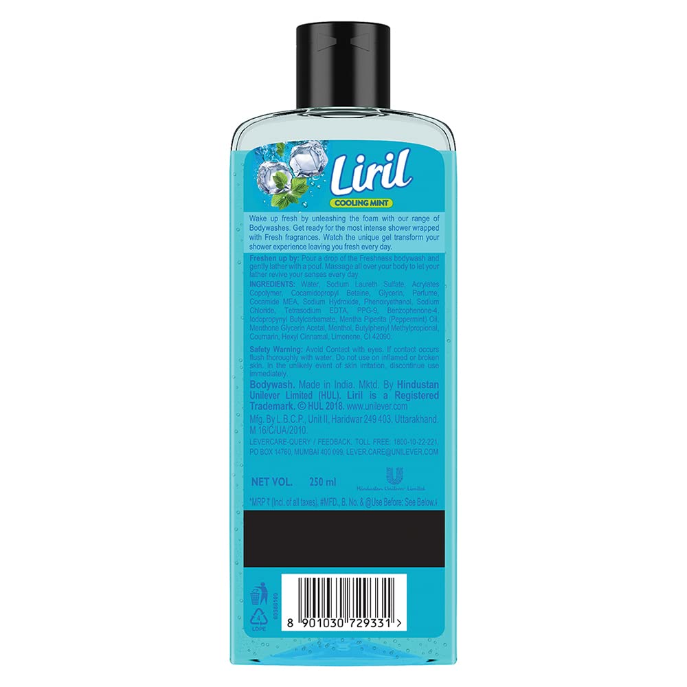 Liril Cooling Mint Body Wash - 250 ml