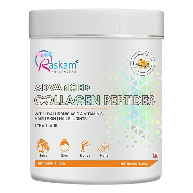 Raskam Advanced Peptide Collagen Powder Orange - 100 gms