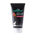 mCaffeine Sugar Body Scrub with Coffee & Pomegranate for Exfoliation & Tan Removal | 84% Removal of Dead Skin | Travel Friendly Product for All Skin Types & Gender | 120ml