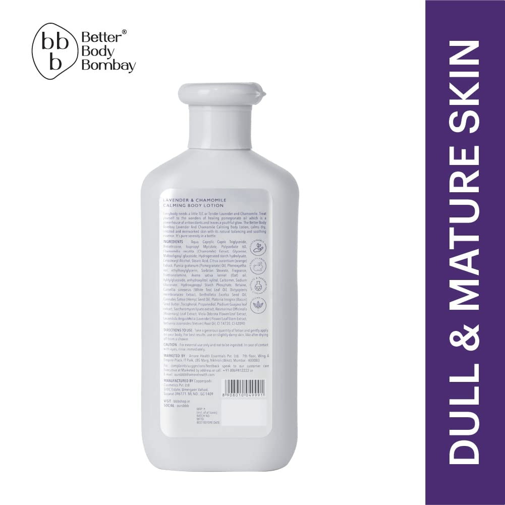 Better Body Bombay Lavender & Chamomile Calming Body Lotion - 300 ml