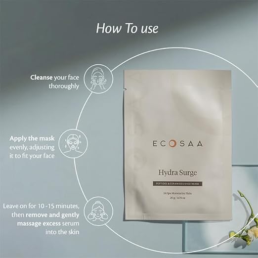 Ecosaa Hydra Surge Sheet Mask - 20 gms