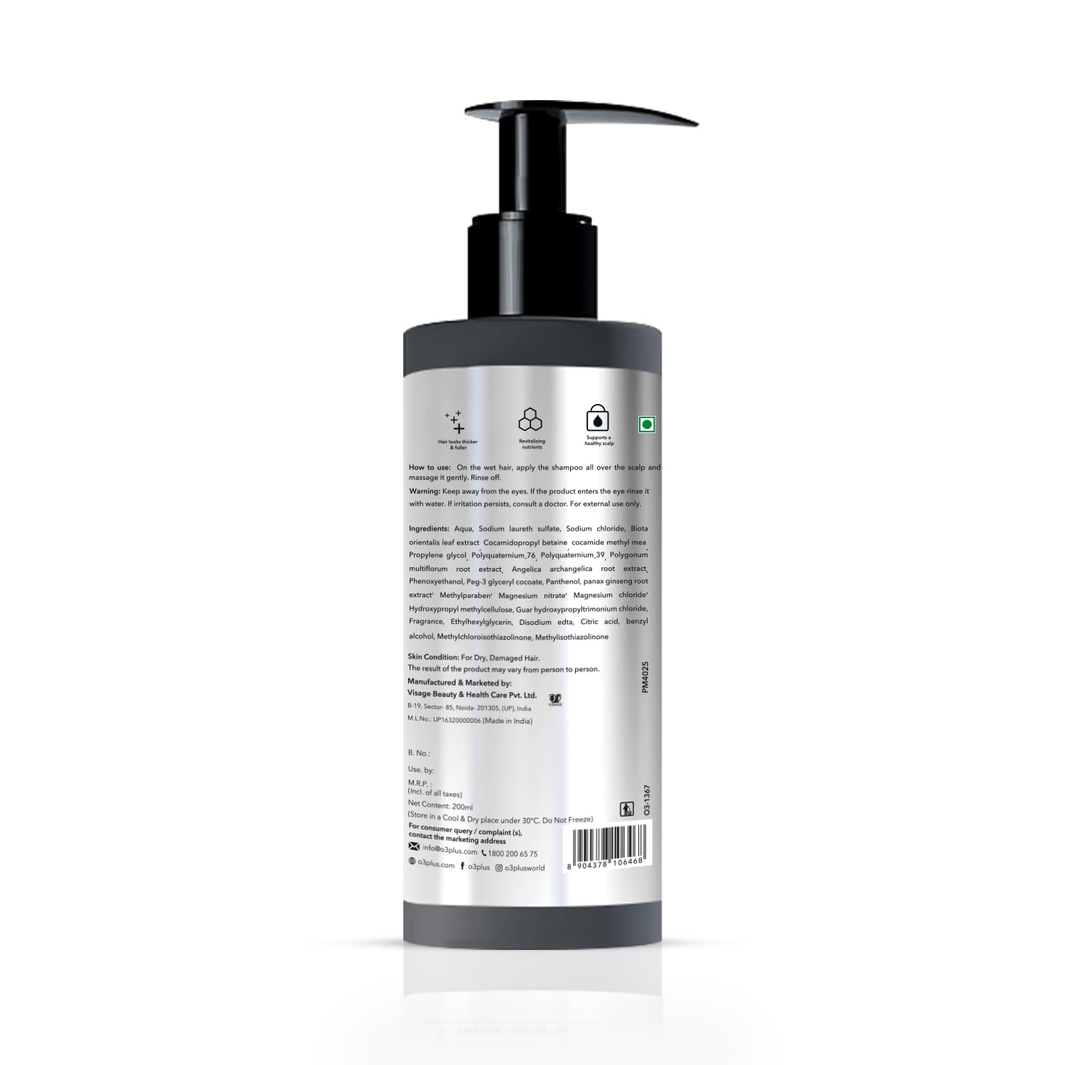 O3+ Densiderm Shampoo for Women - 200ml