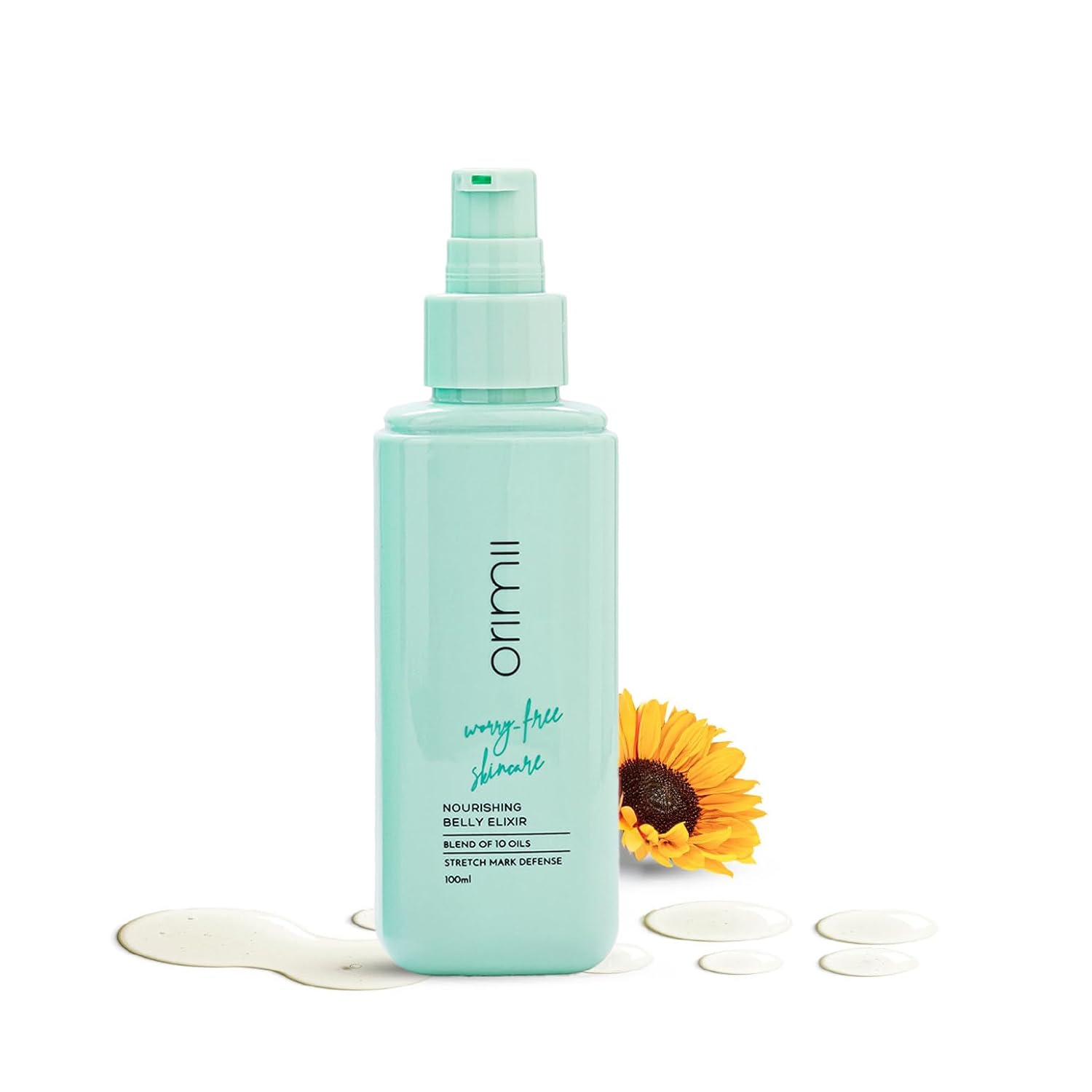 Orimii Belly Oil For Stretch Marks Removal Blended With 9 Botanical Oils - 100 ml