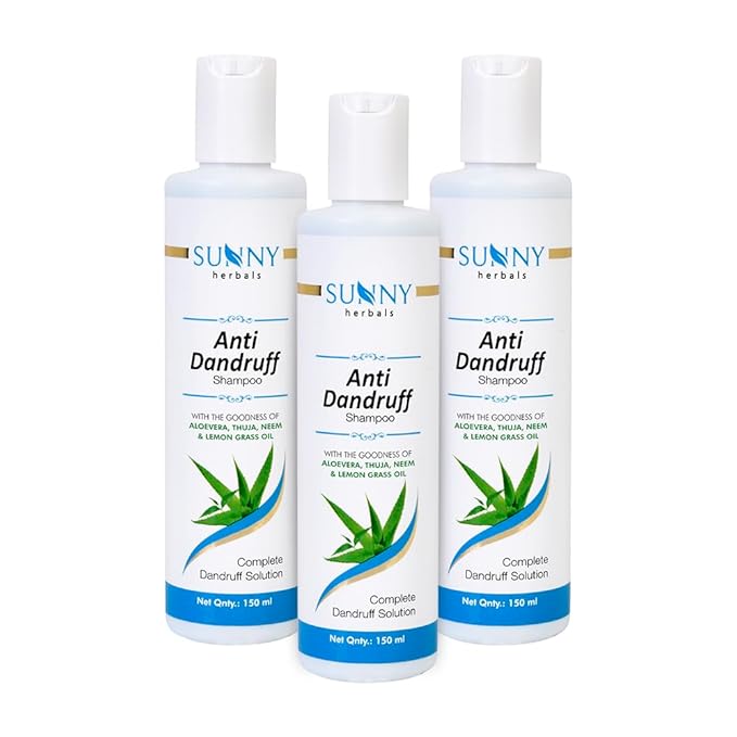 Sunny Anti Dandruff Herbal Shampoo - 150 ml (Pack of 3)