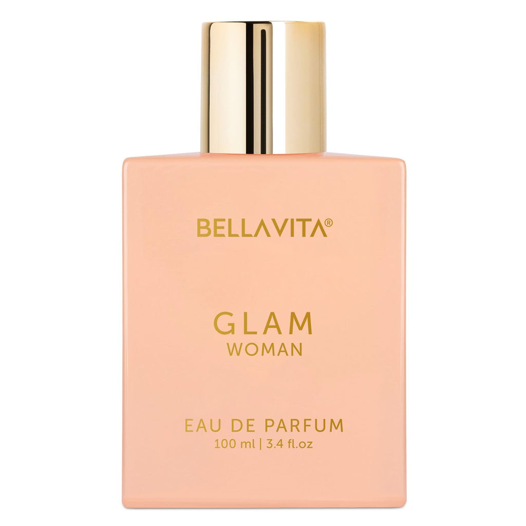 Bella Vita Luxury GLAM | Long Lasting Perfume for Woman | EDP 100ml | African Orange, Jasmine & Patchouli | Floral, Fruity, Woody Premium Fragrance for Women